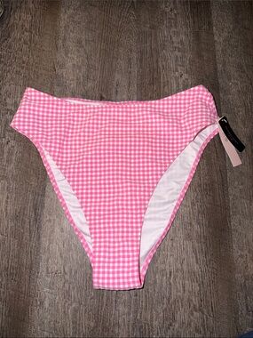 Victoria's Secret Pink Gingham Bikini Bottoms